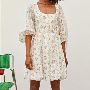 Brock collection x H&M floral mini dress NWT